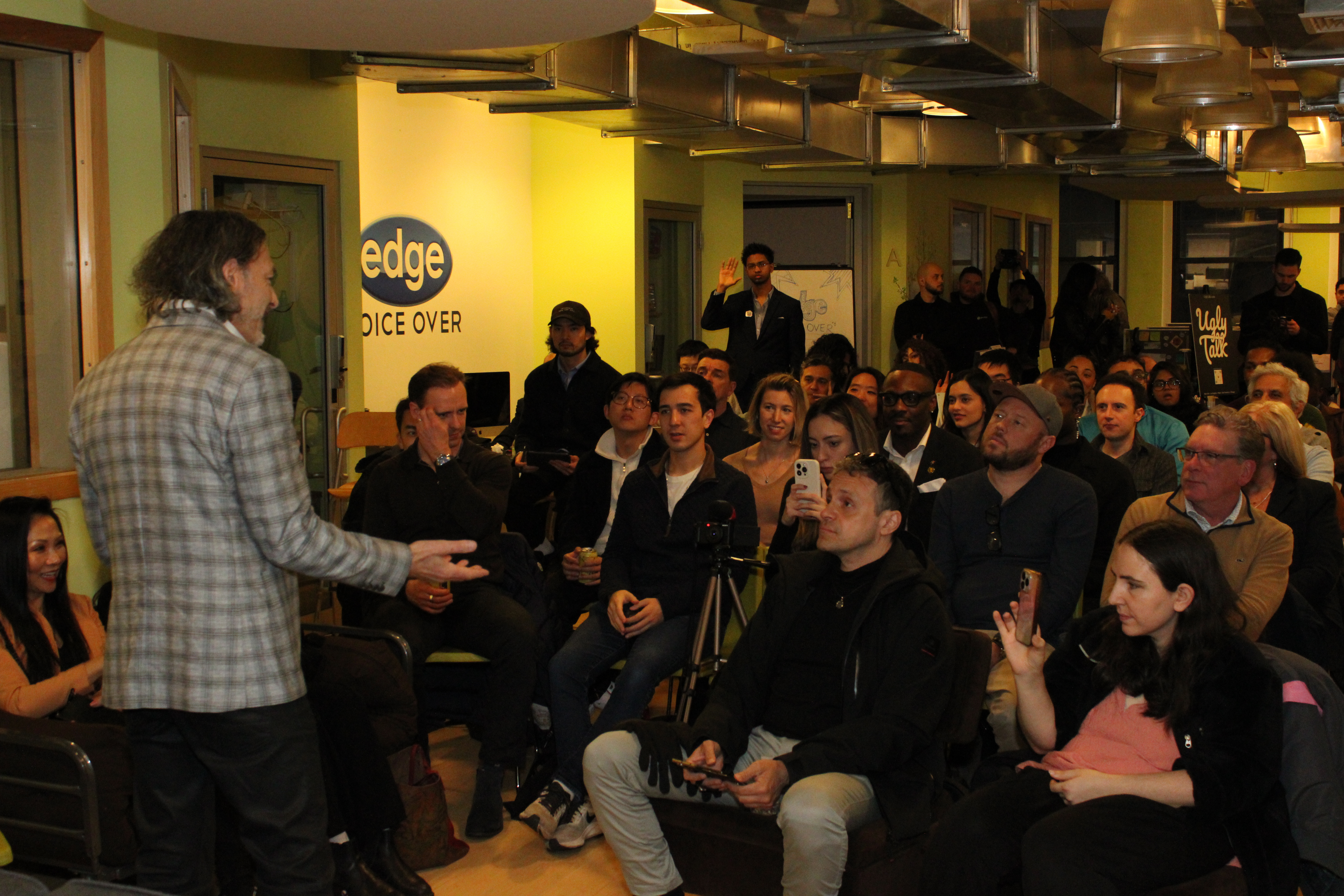 Founders and operators networking at a Builder Series evening.